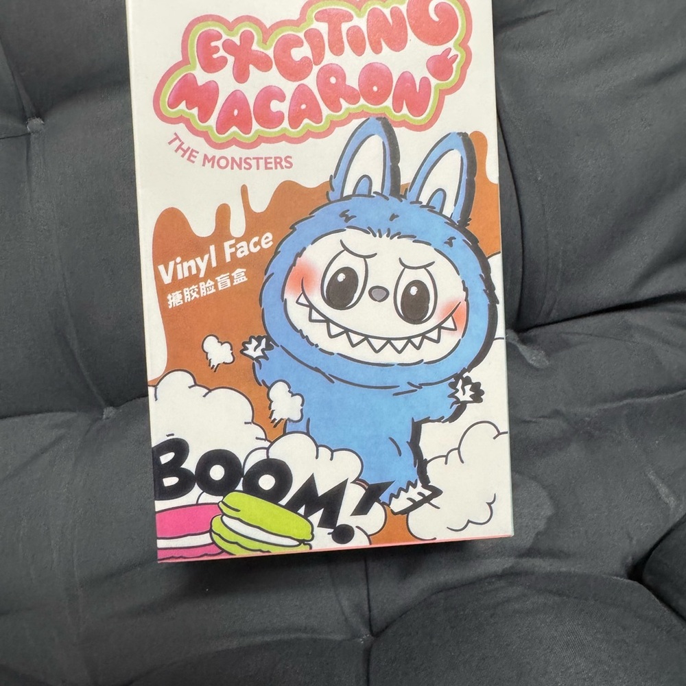 Excitin Macaron The Monsters Vinyl Face Action Figure - Blue